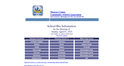 Desktop Screenshot of businfo.mccsc.edu